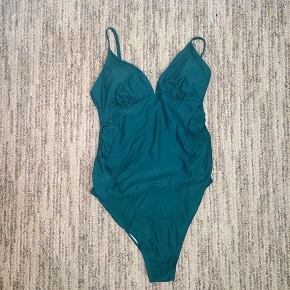 Cupshe One-piece Bathing Suit, Dark Green, Size Medium, NWT - Picture 11 of 11